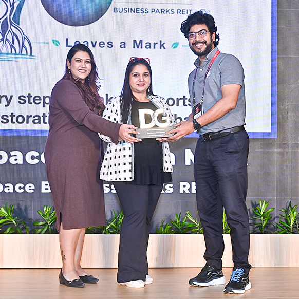Mindspace REIT's 'Mindspace Leaves a Mark' campaign secured Silver in the 'Excellence in Experiential Marketing' category at the ET Brand Equity DigiPlus Awards 2026