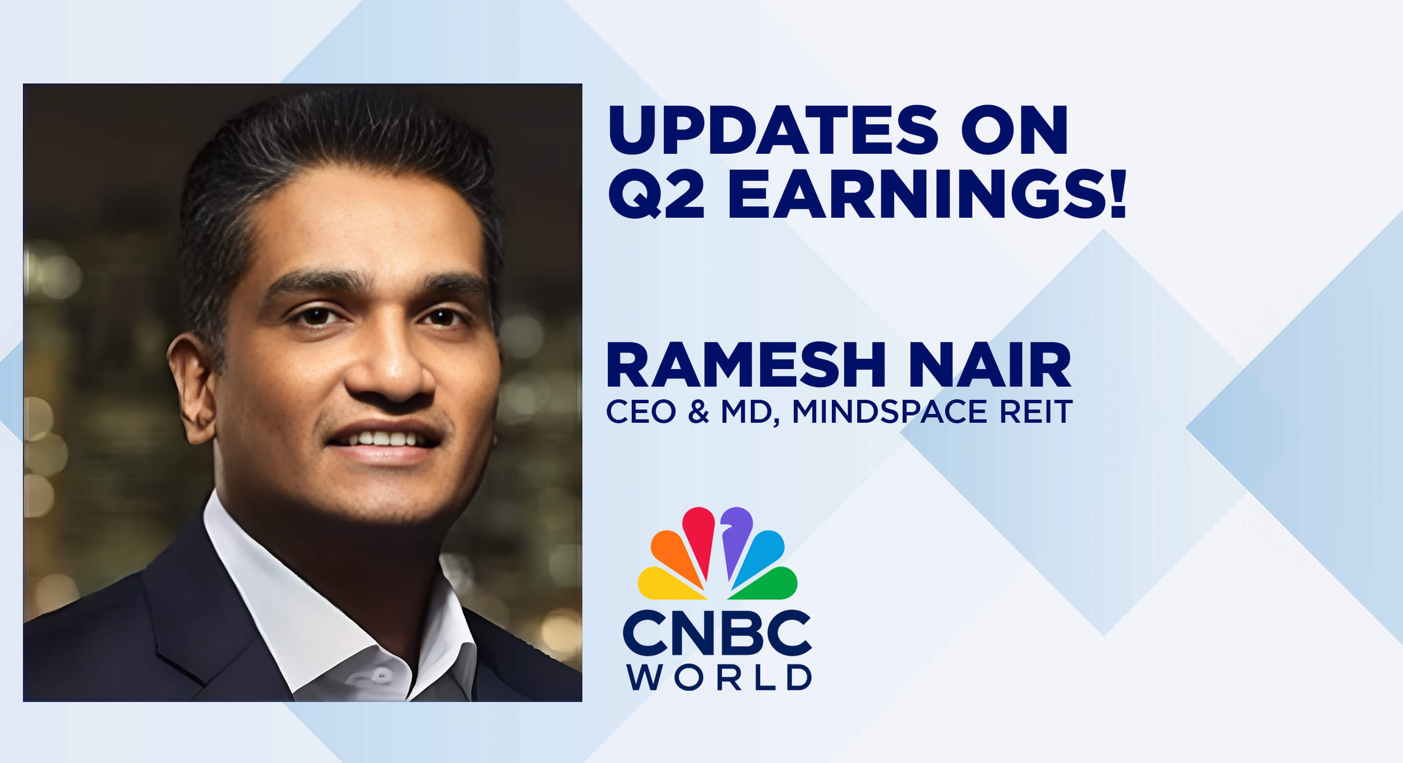 Mindspace CEO & MD Ramesh Nair discusses the robust financial growth in Q2FY26