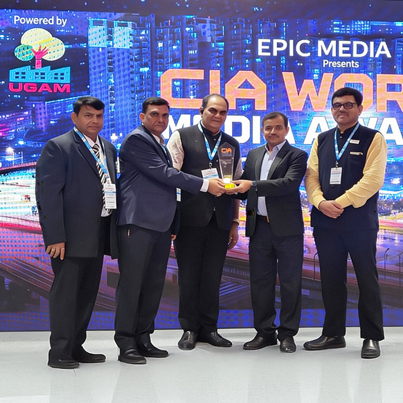 Mindspace REIT's Mindspace Airoli East receives the 'Best Commercial Project' award at the 11th CIA World Construction & Infra Awards 2025