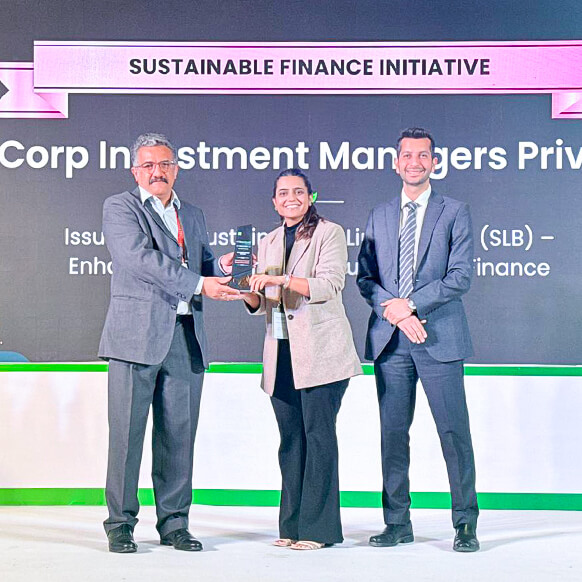 Mindspace REIT wins the 'Sustainable Finance Initiative' award at the Financial Express Green Sarathi Summit & Awards 2025 for its Sustainability-Linked Bond (SLB)