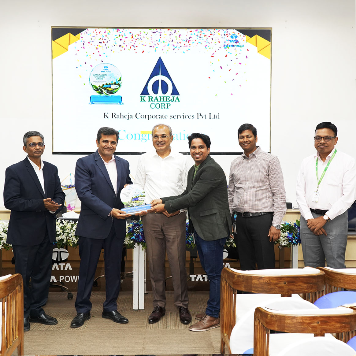 K Raheja Corp earned the 'Tata Power Sustainability Champion Award 2026' for Raheja Towers