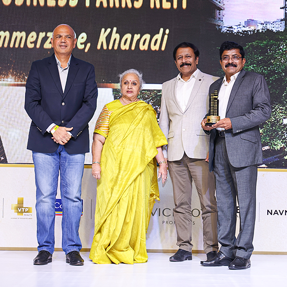 Mindspace REIT's Gera Commerzone Kharadi won the 'IT Park Project of the Year' recognition at the 18ᵗʰ Realty+ Excellence Awards 2026 - West