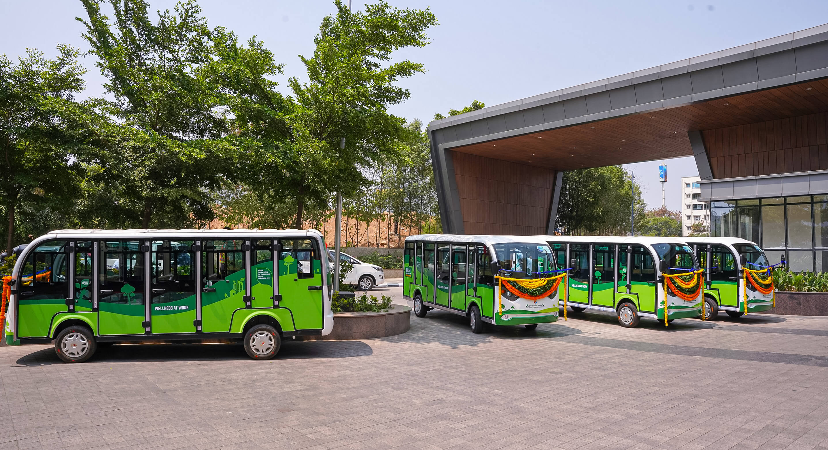 Mindspace Business Parks REIT Launches Electric Shuttle Service At Mindspace Madhapur