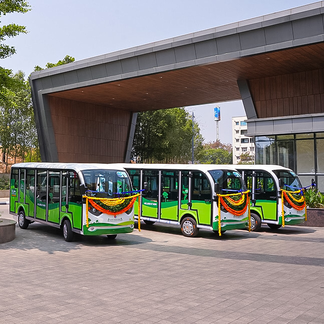 Mindspace Business Parks REIT Launches Electric Shuttle Service At Mindspace Madhapur