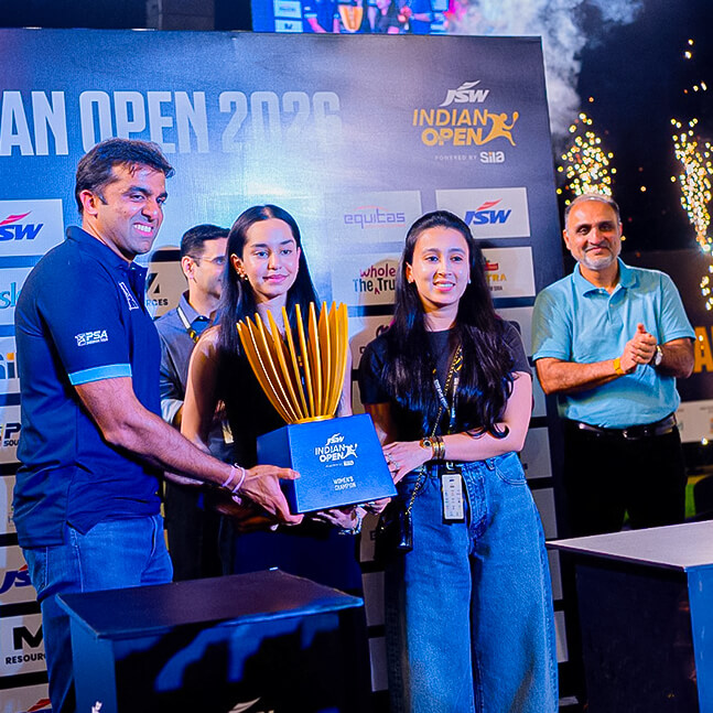 K Raheja Corp Homes Partners JSW Indian Open, Elevates Squash in India